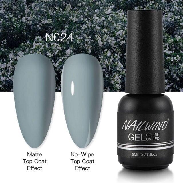 NEW TREND Modern fashion Red Gel Nail Polish For Nails  Permanent UV LED 8ml Matte Glossy High Quality Fashion Design For Women and Ladies