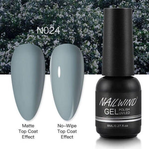 NEW TREND Modern fashion Red Gel Nail Polish For Nails  Permanent UV LED 8ml Matte Glossy High Quality Fashion Design For Women and Ladies