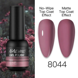 NEW TREND Modern fashion Red Gel Nail Polish For Nails  Permanent UV LED 8ml Matte Glossy High Quality Fashion Design For Women and Ladies