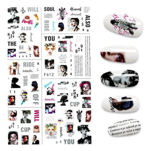 3D Nail Stickers Leaves Butterfly Panda Love Heart Design Stickers For Nails Manicure Foil Nail Art Decor  Girls Manicure Decoration Nail Art Supplies 3D Self-Adhesive Nail Decals Designer Nail Stickers for Acrylic Nails