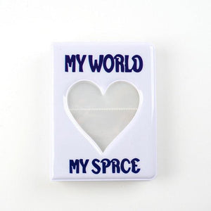 64 Pockets 3 Inches Photo Album Card Holder Receipt Storage Hollow Love Heart Photo Holder Business Card Bag Kpop Photocard Holder Book Polaroid Book Album Gifts For Valentines Day