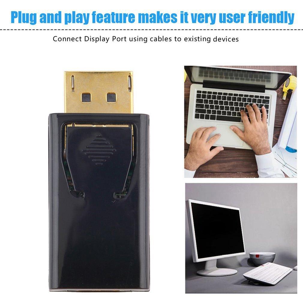 1 /10PCS 4K Hdmi-compatible 1080P Adapter  Revolution DP To HDMI Compatible With PC TV Laptop And Monitor