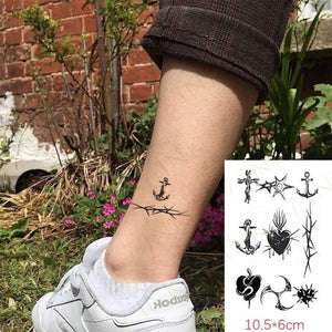 Waterproof Temporary Tattoo Lavender Stickers Butterfly Flower Luxury Small Tattoo For Body Arm