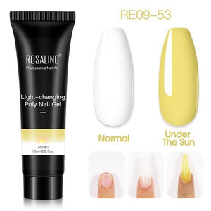 New Popular Nail Polish Gel 15ml UV Nail Extension Gel Permanent Nail Art Manicure Design Fashion Gel For Womens