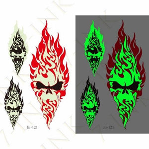 Fashion Luminous Sticker Tattoos Waterproof Temporary Different Luxury Tattoos For Womens Mens Kids