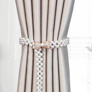Curtain Tieback High Quality Elastic Holder Hook Buckle Clip Pretty and Fashion Polyester Decorative Home Accessories Modern Style Convenient Drape Tie Backs,Handmade Curtains Holdbacks Holder for Home Kitchen Office