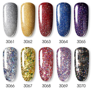 Shiny Womens Gel Nail Polish Permanent Painting Glossy Matte Effect For Manicure Nail Art Design For Womens and Girls