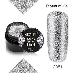 Luxury Modern Crystal Shiny Gel Nail Polish Painting Nails Art Design Diamond Manicure Gel Luxury Design For Women and Girls