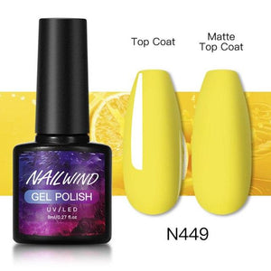 Luxury Womens Colorful Gel Nail Polish 8ml Semi Permanent UV/LED Glossy Effect Popular Design For Women and Girls in Fashion Style