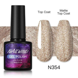 Luxury Womens Colorful Gel Nail Polish 8ml Semi Permanent UV/LED Glossy Effect Popular Design For Women and Girls in Fashion Style