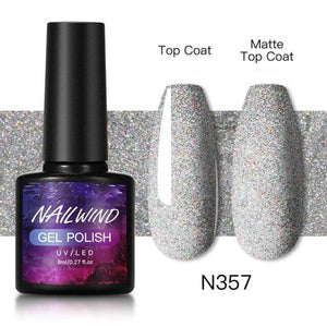 Luxury Womens Colorful Gel Nail Polish 8ml Semi Permanent UV/LED Glossy Effect Popular Design For Women and Girls in Fashion Style