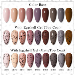 Luxury Gel Nail Polish Permanent Glossy Matte Egg Effect Elegant Stylish Eggshell Design For Women And Lady Nail Gel