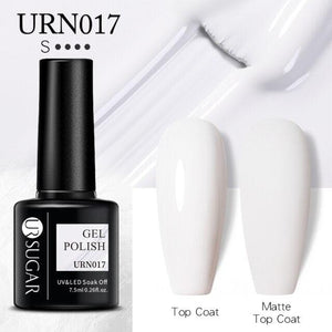Matte Pink Blue Gel Nail Polish Semi Permanent LED Nail Art Design Elegant Warm Colors For Womens