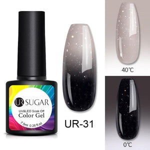 2022 NEW Purple Gel Nail Polish UV Color Changing Gel Nail Polish Stylish Three Layer Effect For Womens