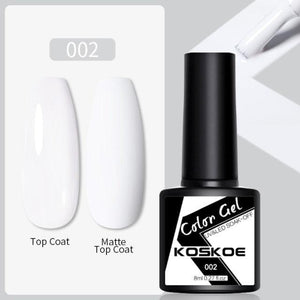 Womens Glossy Colorful 8ml Nail Gel Polish Permanent UV LED Summer Winter High Quality Fashion Design