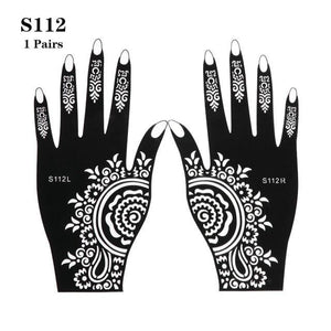 Fashion Women's Tattoo For Arm Temporary Body Paint Sticker Luxury Design For Wedding Party