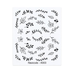 French Line Nail Water Decal Flower Marble Leaf Girl Stickers on Nails Water Ink Transfer Slider Nail Stickers Decor Kids Nails Art Decoration Nail Strips Shiny French Tip Guides Stickers French Nail Stickers Form Fringe Guides
