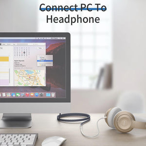 Audio Extension 3.5 mm Aux Cable Jack For Headphone Extender Cord