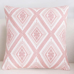 Solid Geometric Cushion Cover Pink Gray Blue Modern Decorative Throw Pillow Case Cushion Case for Room Bedroom Room Decorative Sofa Cushions Throw Pillows Cotton Pillow Covers Pillowcases 45x45
