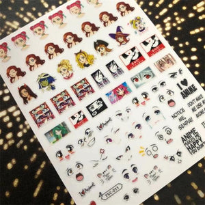 3D Nail Art Stickers Decal Template Nail Tool Decorations Nail Slider  Metallic Nail Art Stickers Set Love Metal Nail Studs Decals for Women Nail Decorations Accessories Metal Curve Stripe Lines Design Letter Nail Sticker Decoration