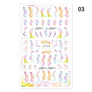 Blue Butterfly 3D Nail Stickers Flowers Leaves Self Adhesive Transfer Sliders Wraps Manicures Foils Decorations Decoration Tattoo Manicure Transfer Nail Decals Flowers Butterfly Designs Nails Supply Manicure Tips Design Nail Decoration
