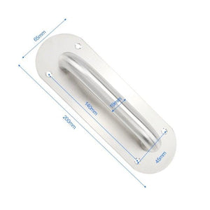 Large Size Door Handle Stainless Steel Furniture Handles  Door Knob Pull Handle Stainless Steel Flush Concealed Furniture Handle for Door Drawer Cupboard Cabinet Sliding Door