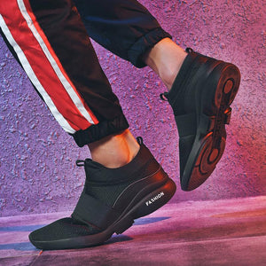 Mens Red Sneakers Flats Sport Footwear Couple Sneakers New Fashion Lovers Casual Lightweight Jogging Breathable Tennis Sport Shoes For Workout OutdoorWalking