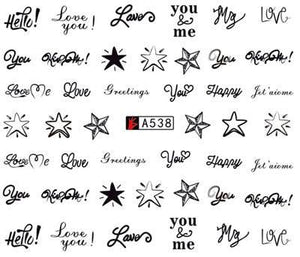 Nail Art Water Transfer Stickers Anime Mouse Animal Kid slider adhesive Watermark Decals Women Beauty Wedding Nails  Decal Self-Adhesive 3D Wave Design Decoration for Women Girls Art Stickers Decal Decoration Metallic Curve Strip Line Nail
