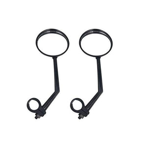 Bike Rear Mirrors Degree Rotation Bicycle Rearview Mirrors Suitable For Mountain Road Bike Safe Rear View Mirror Adjustable Rotatable HD Wide Angle Cycling Biking Clear Acrylic Convex Mirror