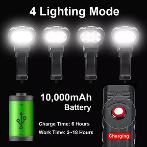 Bicycle Light Powerful USB Rechargeable Flashlight Waterproof Road Bike Lights Lantern Front Cycling Headlight Bicycle Lights Super Bright 3 LED Bike Ultra Bright Lights For Night Riding