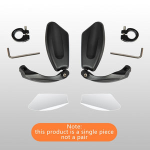 Bike Wide Range Back Sight Reflector Bike Mirror Bicycle Handlebar Rear View Mirror Bike Rear view Mirror Left With Light Reflector Safer No-Shock Bicycle Mirror Rearview Mirror Universal For Bike Bicycle
