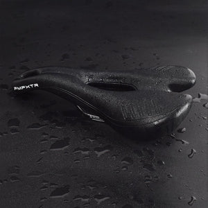 Bike Saddle Breathable Mountain Bike Seat PU Leather Bicycle Seat Cushion Sponge Filled Comfortable Cycling Saddle Replacement Soft Padded With Shock Absorbing Waterproof For Mountain Bike Road Bike