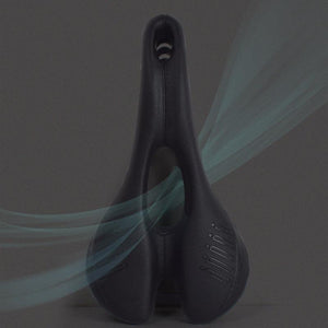 Bike Saddle Breathable Mountain Bike Seat PU Leather Bicycle Seat Cushion Sponge Filled Comfortable Cycling Saddle Replacement Soft Padded With Shock Absorbing Waterproof For Mountain Bike Road Bike