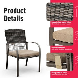 Weave Outdoor Dining Set, 5-Piece