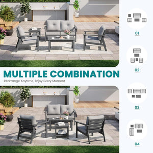 Corex HDPE Outdoor Sectional Sofa