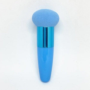 Professional Women Beauty Sponge Mushroom Head Powder Puff With Handle Smooth Shaped Make Up Colorful Sylish Design