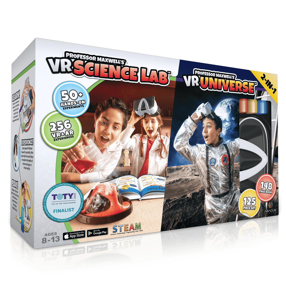 Professor Maxwell's Virtual Reality 2 in 1 Bundle Pack - VR Science Lab & Universe