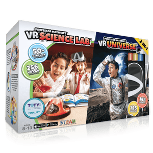 Professor Maxwell's Virtual Reality 2 in 1 Bundle Pack - VR Science Lab & Universe