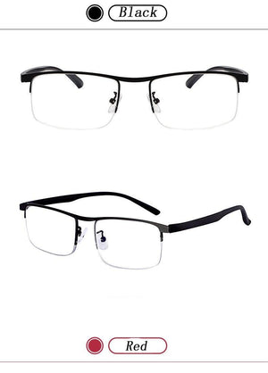 Progressive Reading Glasses Multifocal Anti Blue Ray Glass Glasses Half Frame Metal Alloy  For Men And Women Reading Glasses Anti Blue Ray Multifocus Reader