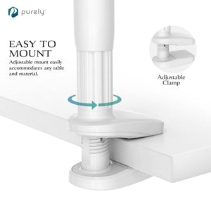 Purely Gooseneck Phone Holder - Flexible Arm Cell Phone Stand for Desk