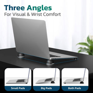 Purely Laptop Cooling Pad Legs Portable Magnetic Ball Opens Into 4 Non-Slip Laptop Stand Legs
