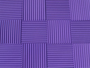 1 Inch Acoustic Foam Wedge Style Panels - 13 Color Options