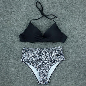 Push Up Bikini Floral Print Swimsuit Swimwear Women Bathing Suit Bikinis Set Brazilian Beach Female Wear Women's Bikini Swimsuits Floral Printed Bathing Suits for Women 2 Piece Bikini