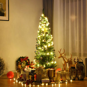 PVC Artificial Slim Pencil Christmas Tree-5 Feet