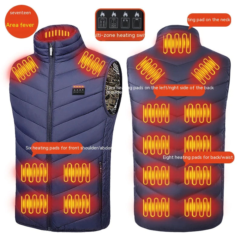 Self-heating Smart USB Electric Vest