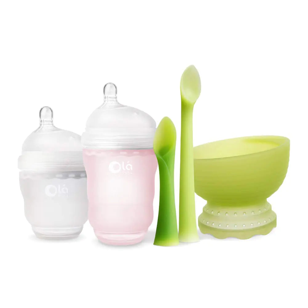 Olababy Essential Feeding Gift Set (Rose)