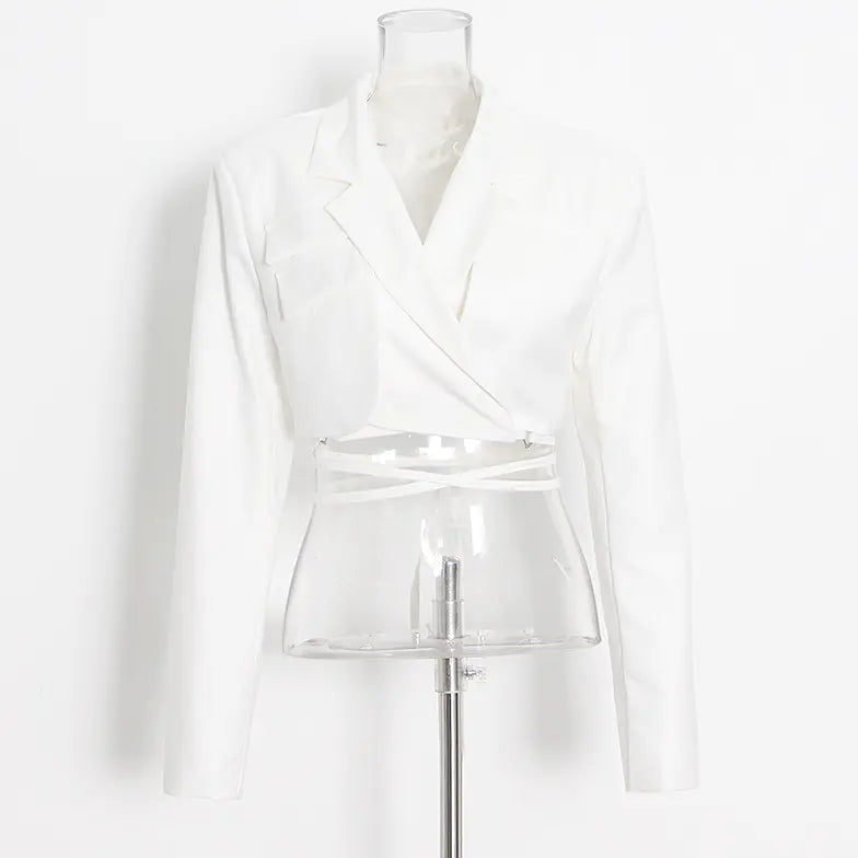 2024 Spring Women's Two-Piece Suit with Skirt Set