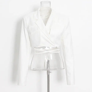 2024 Spring Women's Two-Piece Suit with Skirt Set