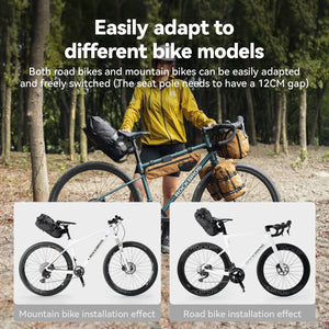 Waterproof & Lightweight Tail Bag Extension Bracket for Bikepacking