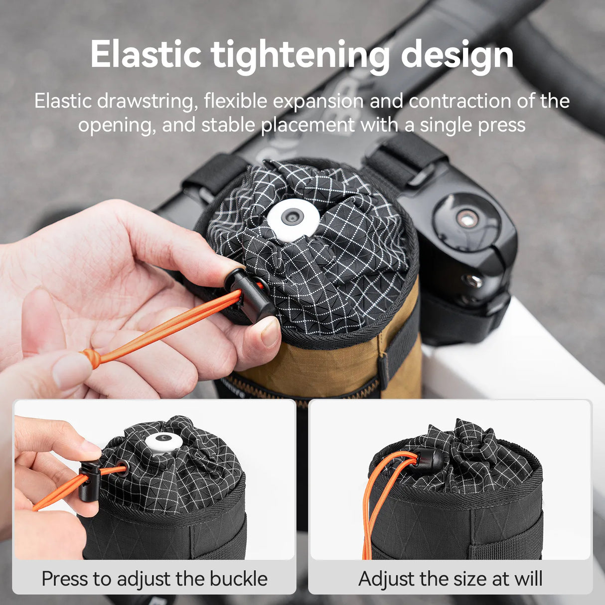 Cold Insulation Water Bottle Holder Bag for Bikepacking 1L
